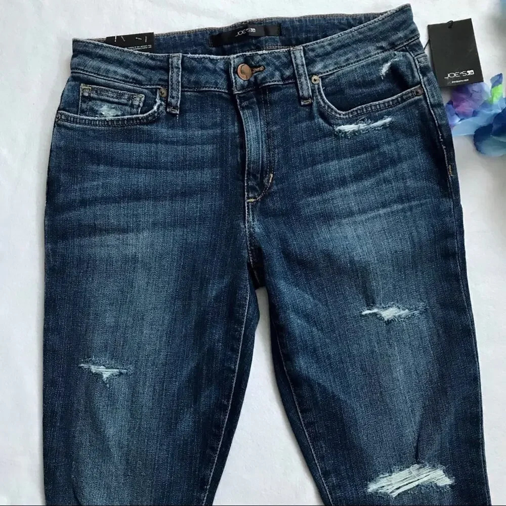 Joe's Jeans NWT Beckett Distressed Skinny Ankle Jeans Women 27 - Picture 3 of 10